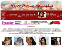 Tablet Screenshot of 10000posturassexuales.com